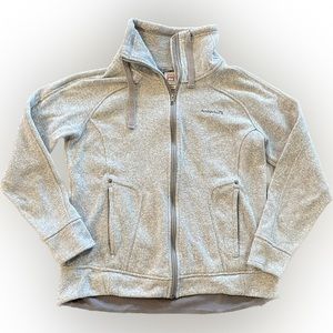 Avalanche Knit Zip Up Jacket / Color: Gray / Size: XL